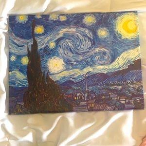 Van Gogh starry night wall art canvas